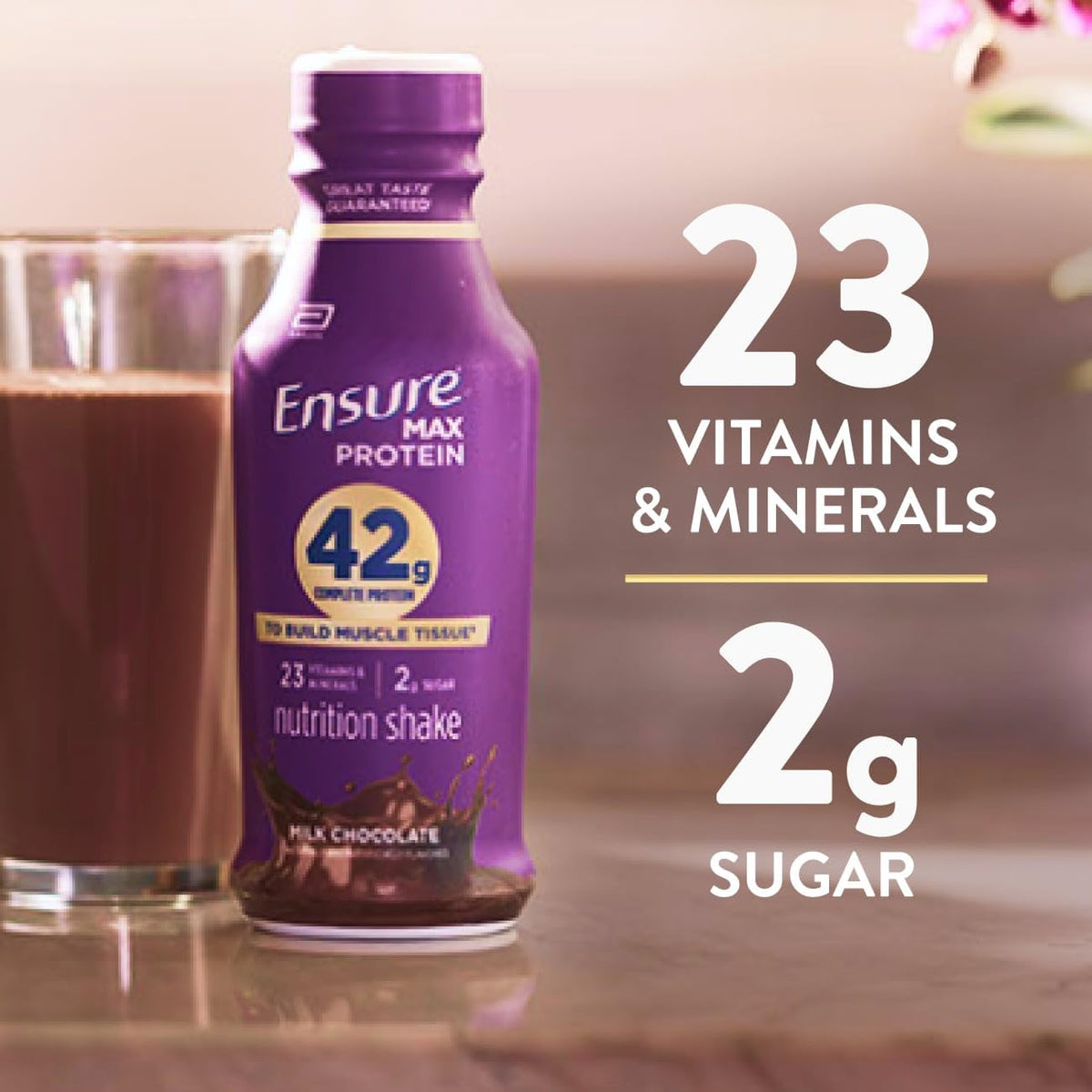 Ensure Max Protein Milk Chocolate Shake, 42g High Protein, 12 Pack