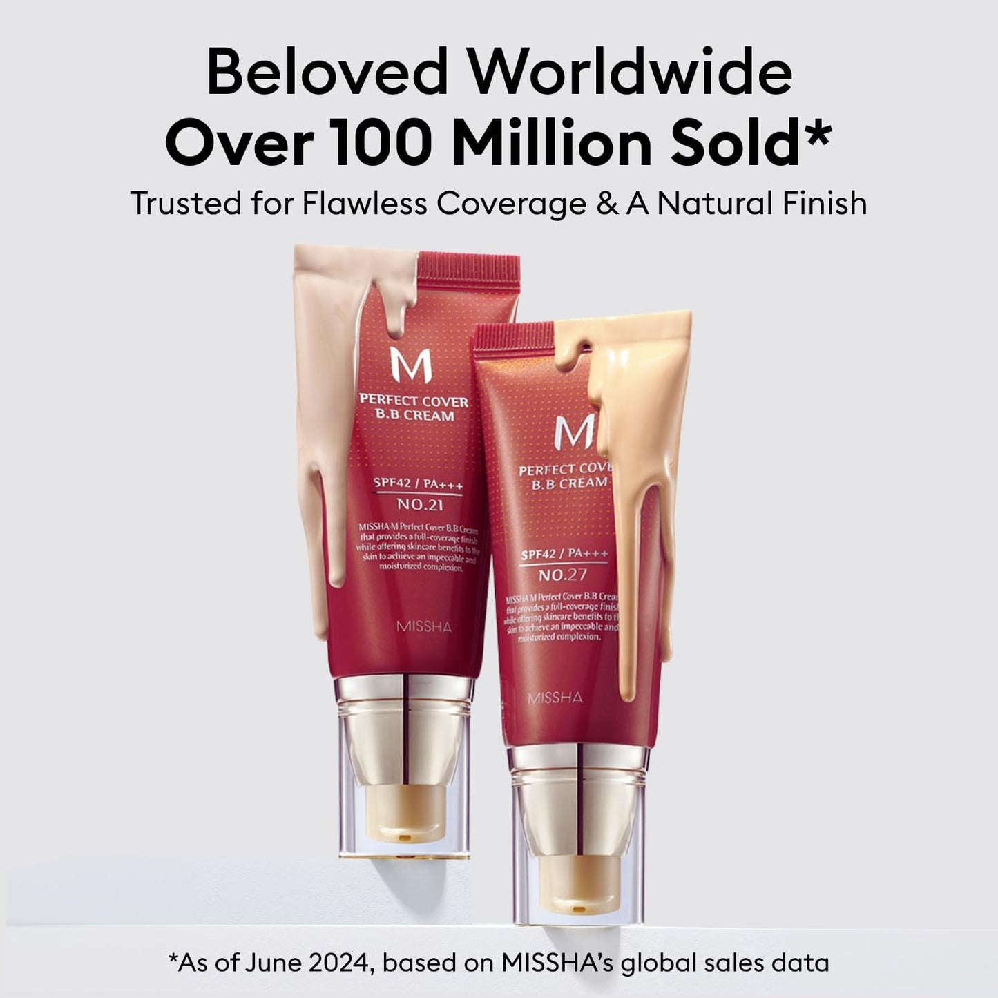 MISSHA BB ESSENTIALS KIT M PERFECT COVER BB CREAM No.21 Light Beige - Light with Cool Undertone/SPF 42 PA+++ 1.69 oz & M BB Boomer 1.35 oz -Lightweight, Multi-Function, High Coverage