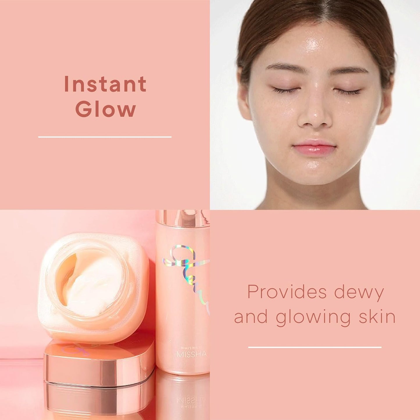 MISSHA M Perfect Cover BB Cream No.23 & Glow Skin Balm Bundle