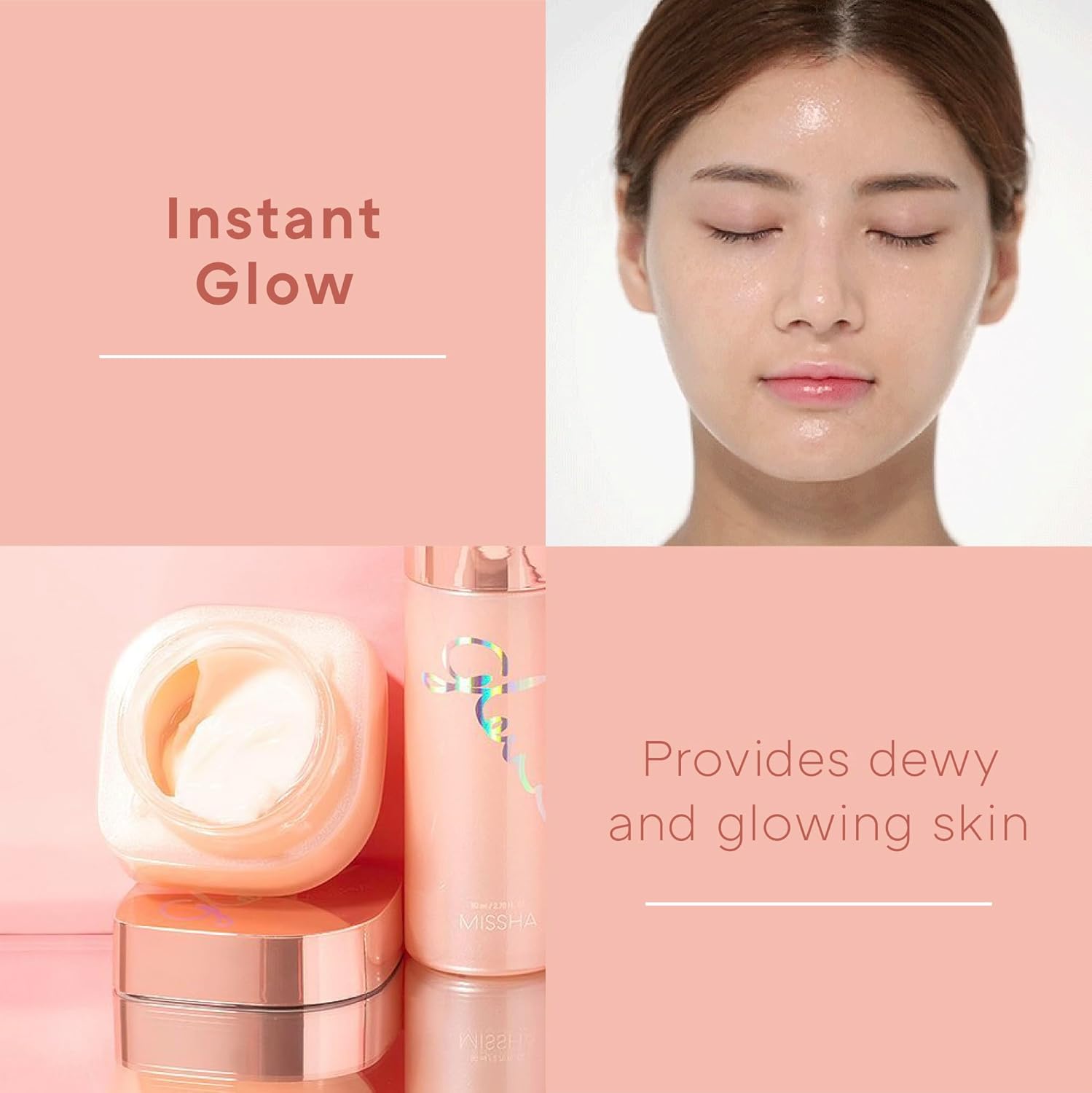 MISSHA M Perfect Cover BB Cream No.23 & Glow Skin Balm Bundle